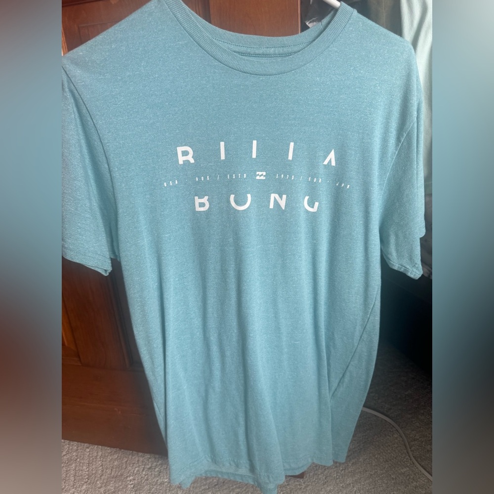 Billabong Men's Teal Short Sleeve Tee
